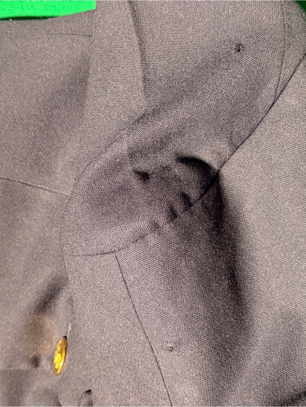 Ralph Lauren Navy Blazer with Gold Crest - Picture 9 of 9